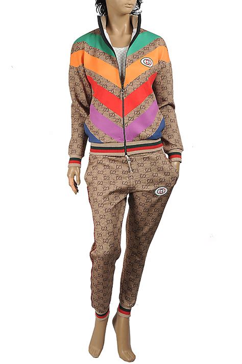 gucci tracksuits for ladies|gucci jogging suit women.